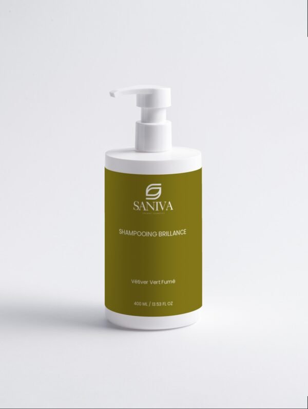 Shampooing Brillance — Vétiver Vert Fumé.