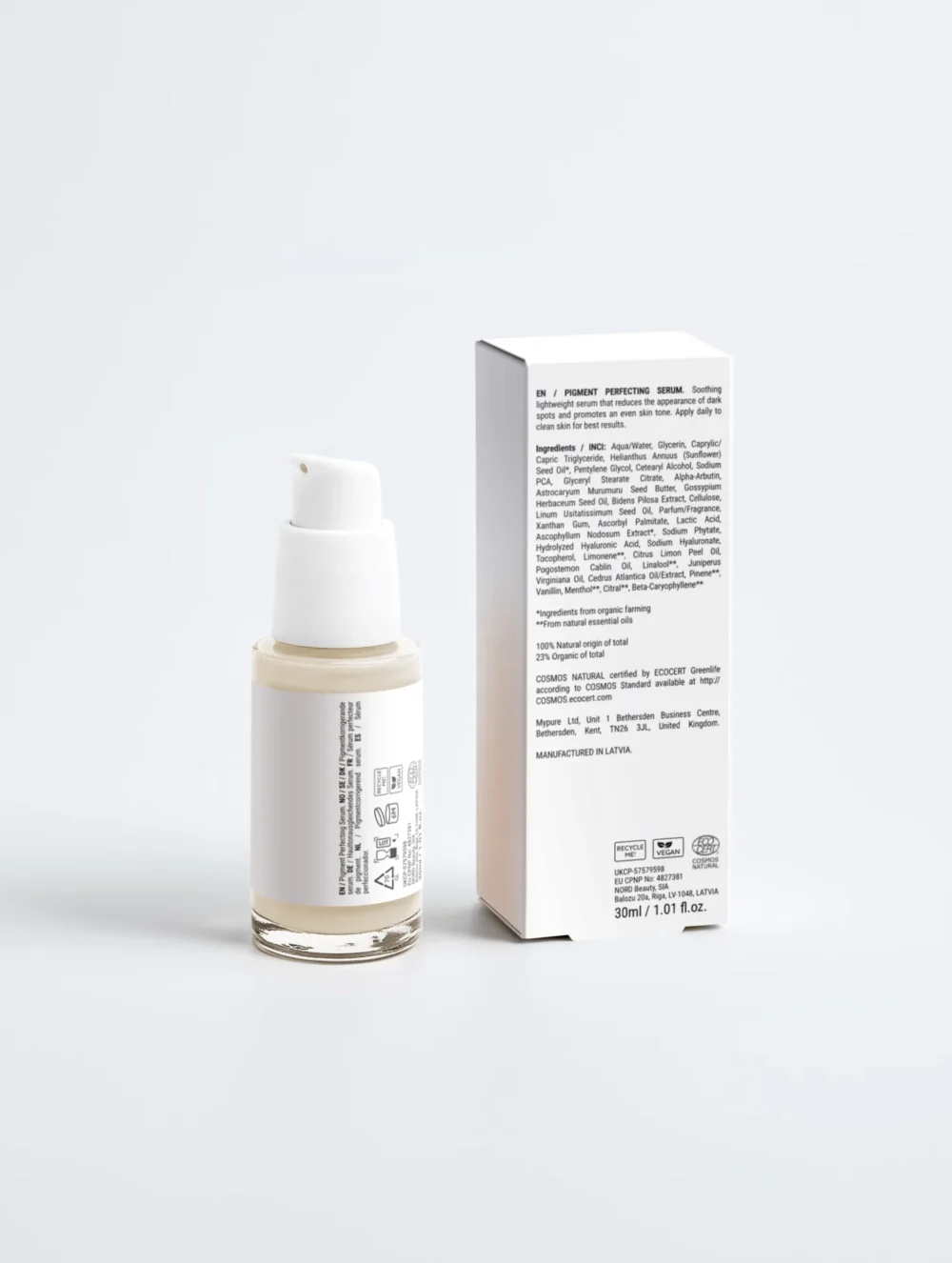 Sérum taches brunes Saniva, Sérum Correcteur Taches à l'alpha-arbutine, flacon pipette 30 ml
