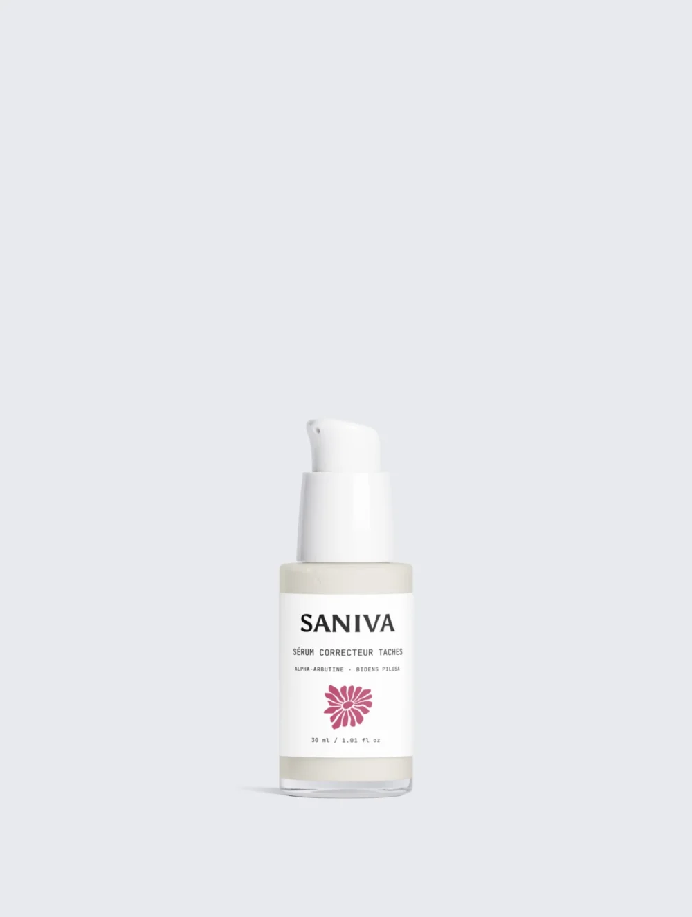 Sérum taches brunes Saniva, Sérum Correcteur Taches à l'alpha-arbutine, flacon pipette 30 ml