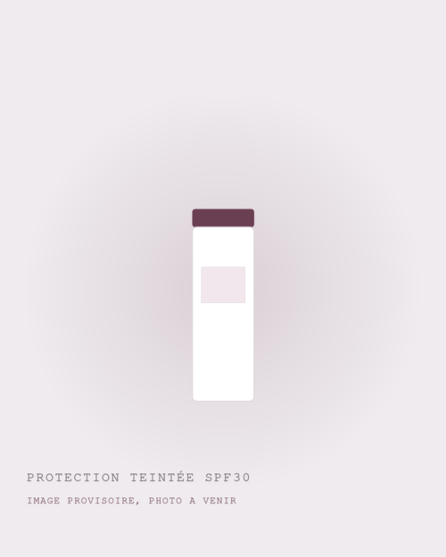 PROTECTION TEINTÉE SPF30 (image provisoire) PROTECTION TEINTÉE SPF30 : image provisoire, photo à venir
