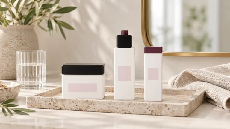 Routine Teint Uniforme, illustration de l'article « Routine beauté à 50 ans : quels soins appliquer matin et soir, et dans quel ordre, pour un teint plus égal »